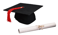 Investir dans les études postsecondaires, cela rapporte! mortier et diplôme