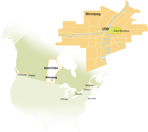 carte de Winnipeg